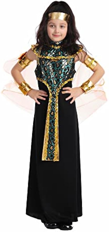 Egyptian Costume for Kids Halloween Dress Up Party Cosplay Outfit