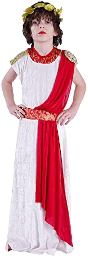 Disfraz romano para niños, toga para fiesta de Halloween, cosplay
