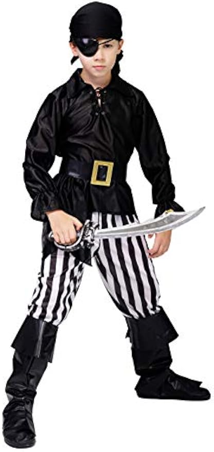 Kid's Boy Pirate Halloween Cosplay Costume