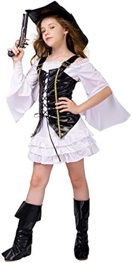Kid's Girl Pirate Halloween Cosplay Costume