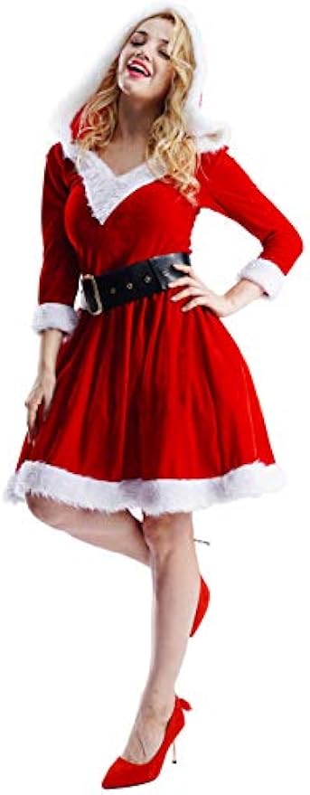 Disfraz de Miss Santa Claus para mujer adulta