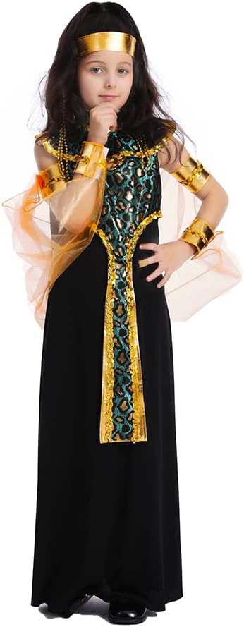 Egyptian Costume for Kids Halloween Dress Up Party Cosplay Outfit