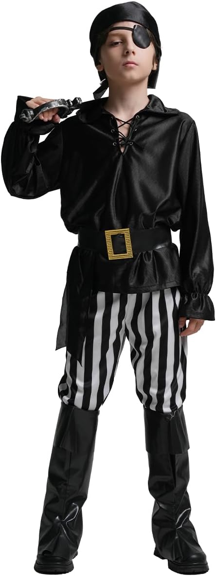 Kid's Boy Pirate Halloween Cosplay Costume