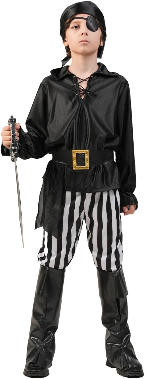 Kid's Boy Pirate Halloween Cosplay Costume