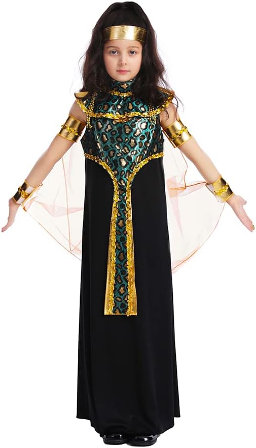 Egyptian Costume for Kids Halloween Dress Up Party Cosplay Outfit