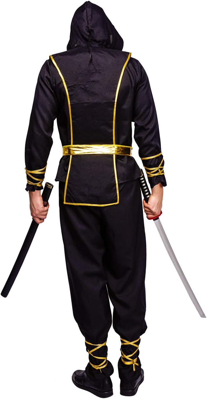 Men's Golden Dragon Ninja Costume