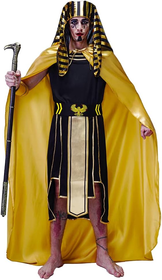 Men Egyptian Costume Cosplay Adult Pharaoh Halloween Party