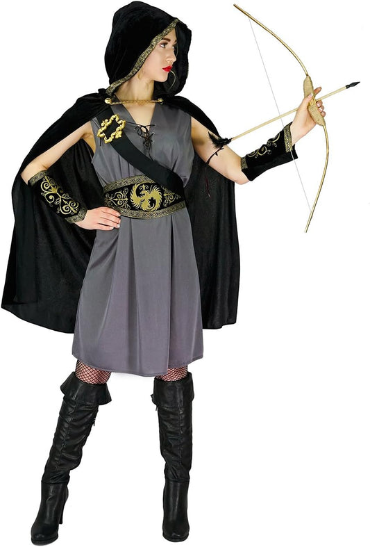 Women's Hooded Huntress Costume