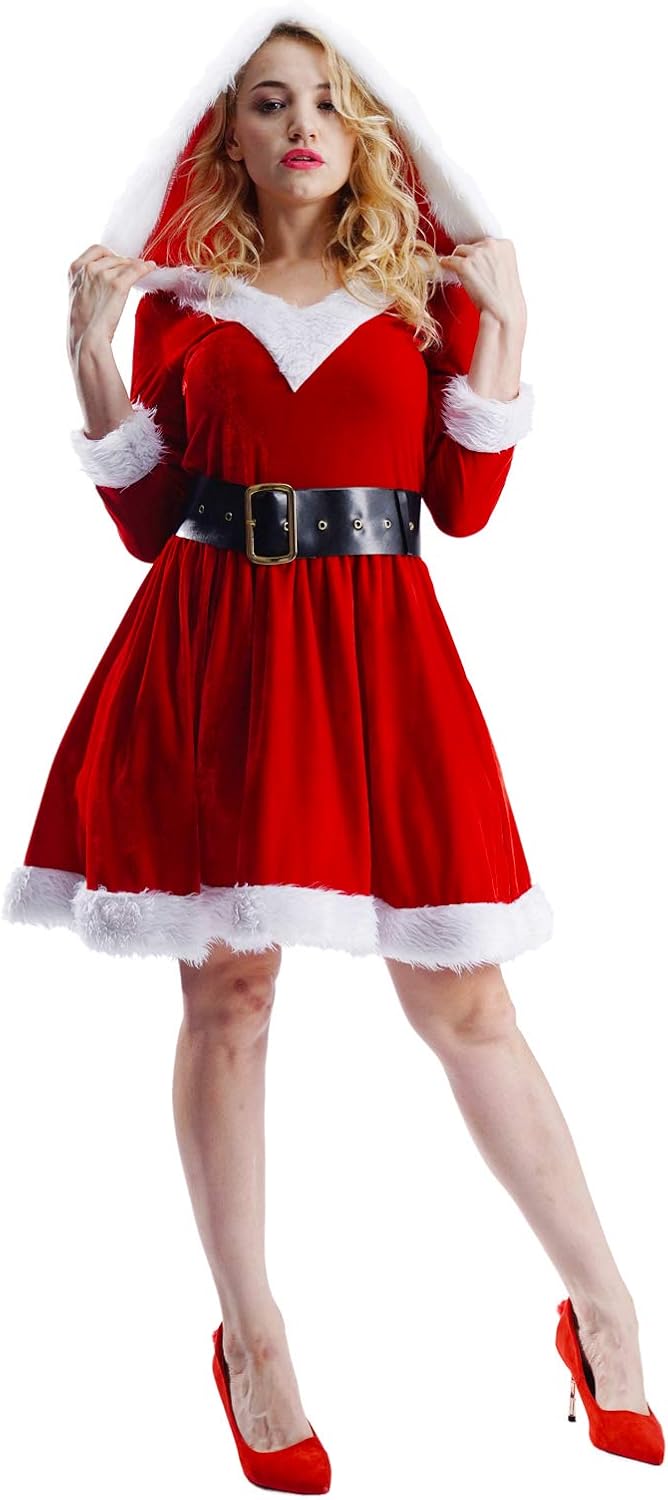 Disfraz de Miss Santa Claus para mujer adulta