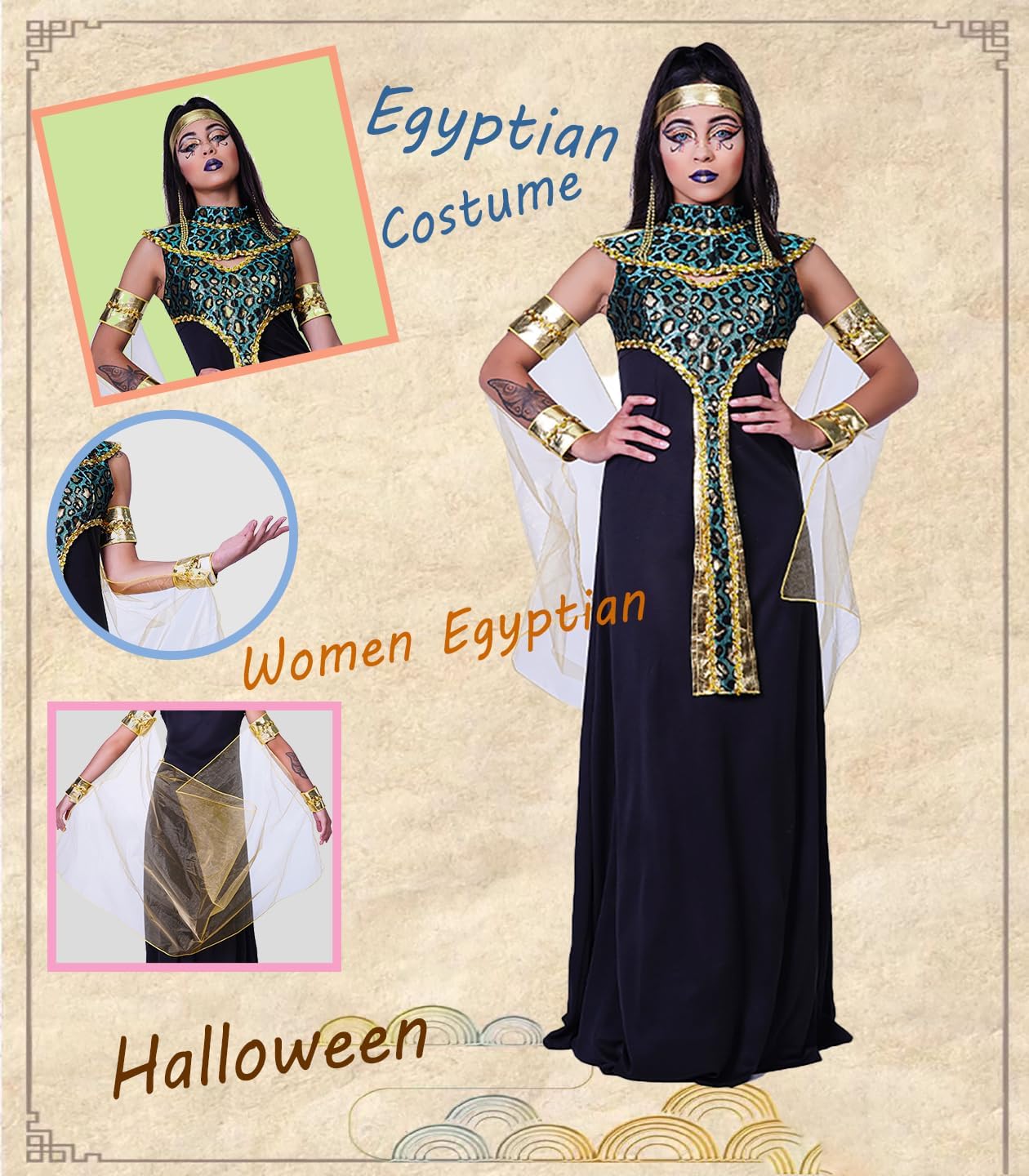 egyptian costume women fancy dress adult egyptian queen clothing