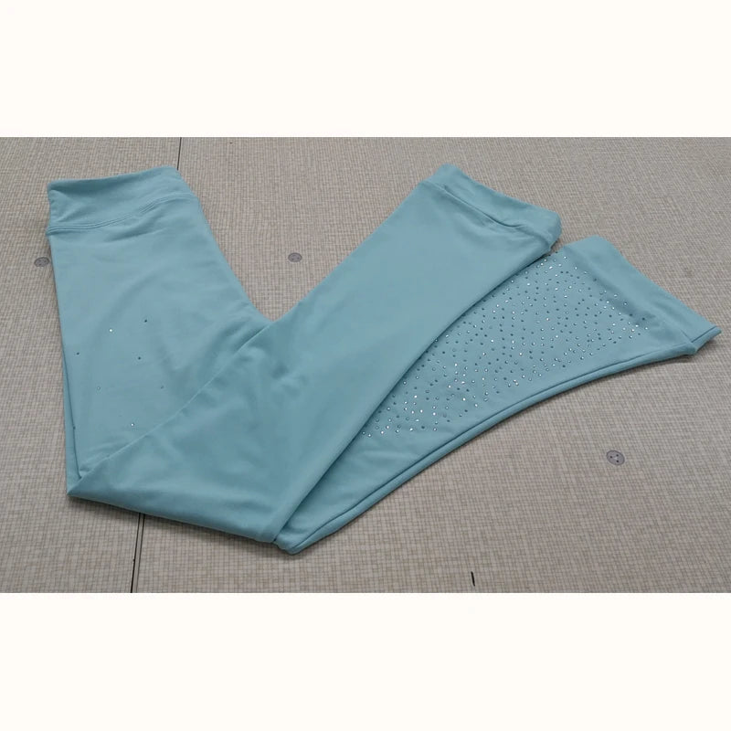 Figure Skating Pants Training Warm Nylon Spandex Women Girls Custom