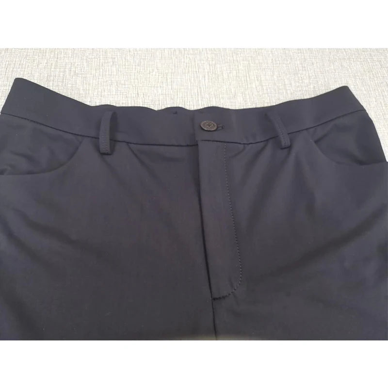 Figure Skating Competition Training Pants Boys Adults Kids Solid Black Rhythmic Gymnastics