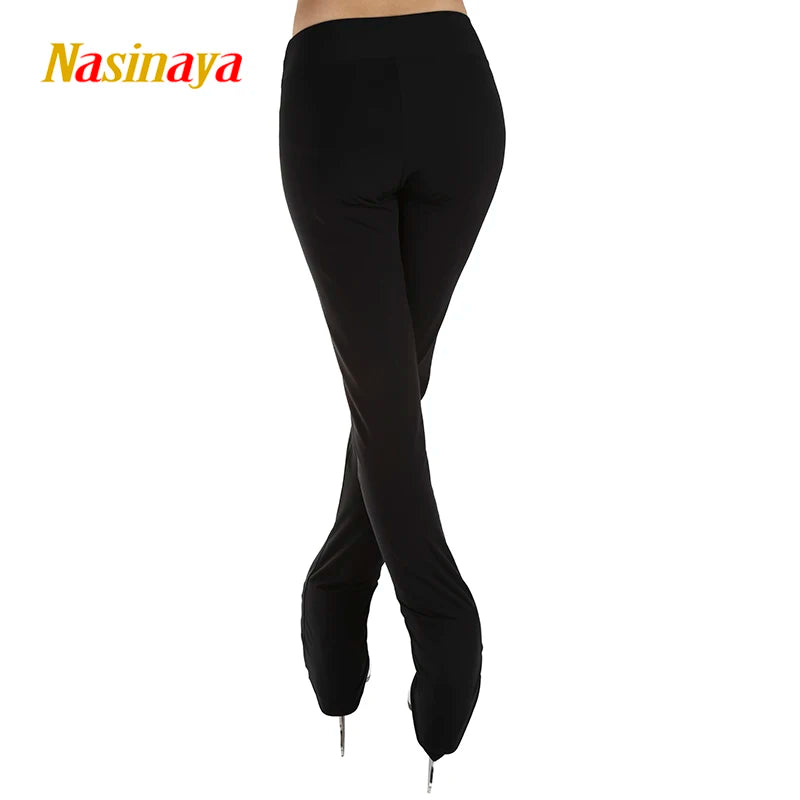 Figure Skating Competition Training Pants Solid Color Kids And Adults