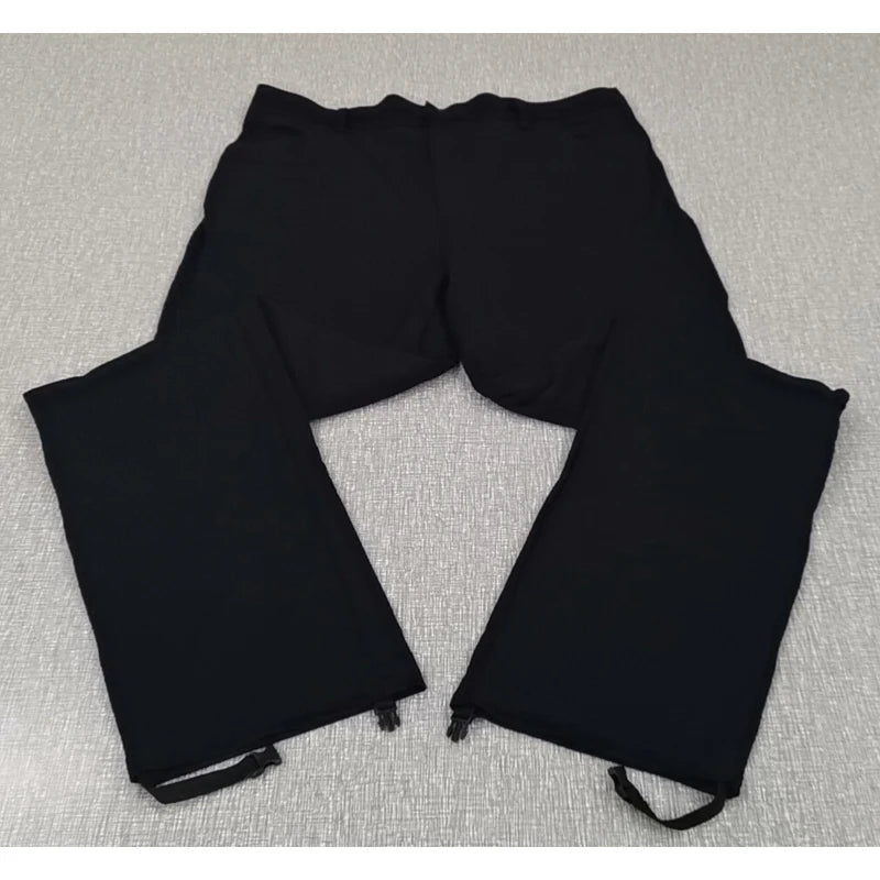 Figure Skating Competition Training Pants Boys Adults Kids Solid Black Rhythmic Gymnastics