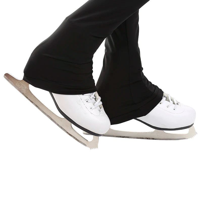Figure Skating Competition Training Pants Solid Color Kids And Adults