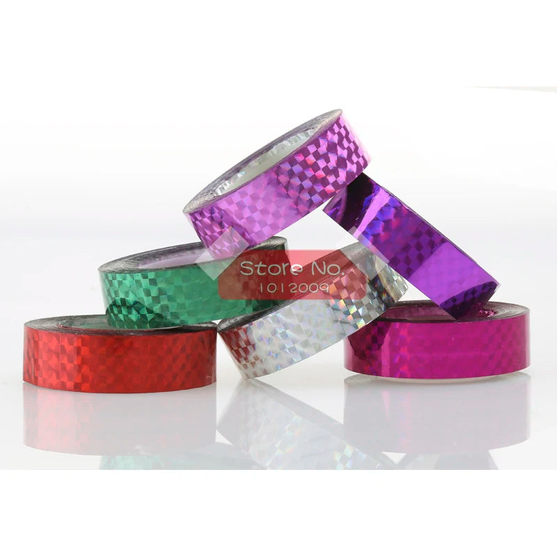 Holographic Prism Tape For Rhythmic Gymnastics Hoops And Sticks 5 Pack