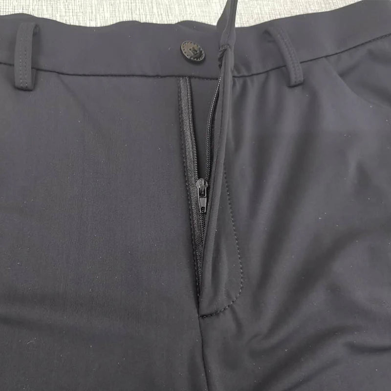 Figure Skating Competition Training Pants Boys Adults Kids Solid Black Rhythmic Gymnastics
