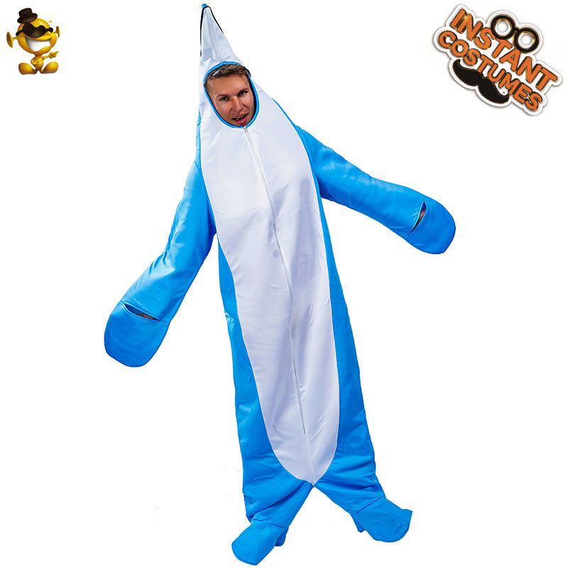 shark onesie costume for Halloween cosplay stage performance party role play masquerade