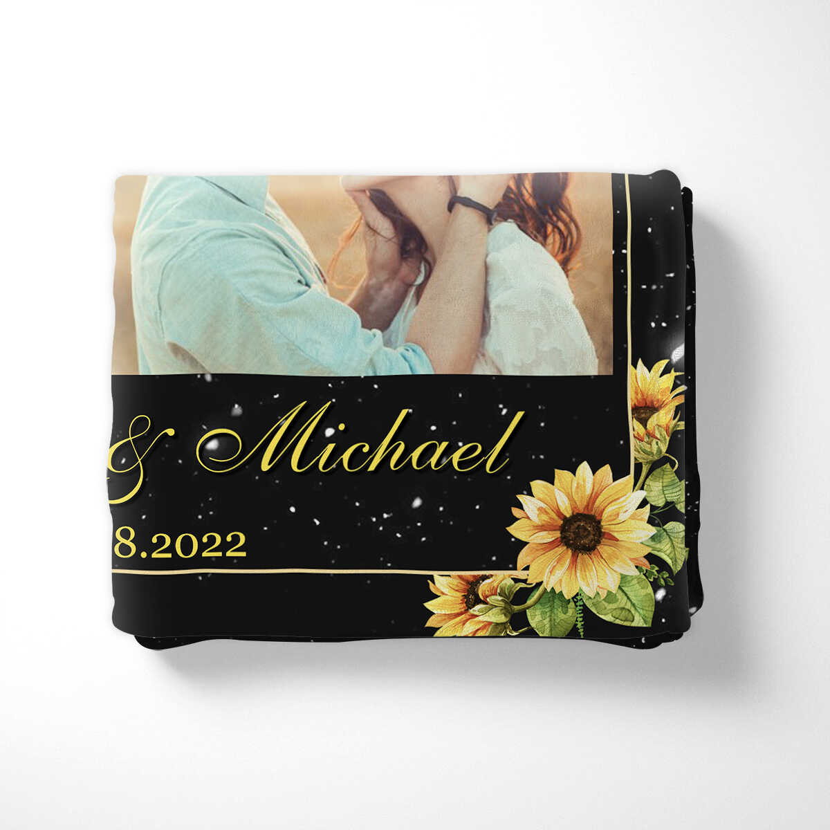 Personalized Blanket, Best Anniversary Gift, Wedding Gift img 3
