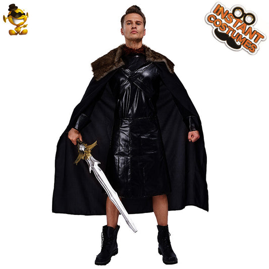 Costume de chevalier médiéval européen, guerrier romain, pour Halloween, cosplay, fête, spectacle sur scène