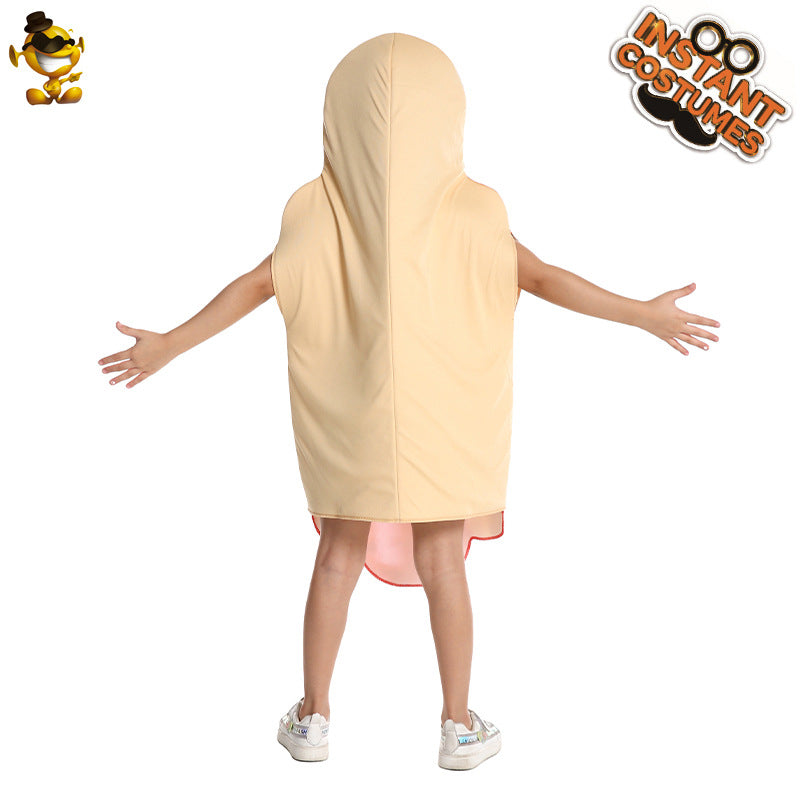 Kids Halloween Costume Funny Hot Dog Outfit for Cosplay and Role Play