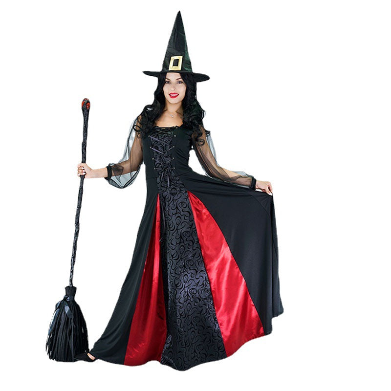 Halloween adult witch costume for women evil witch cosplay party outfit