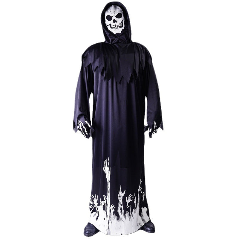 glow in the dark scythe halloween costume for men cosplay party outfit