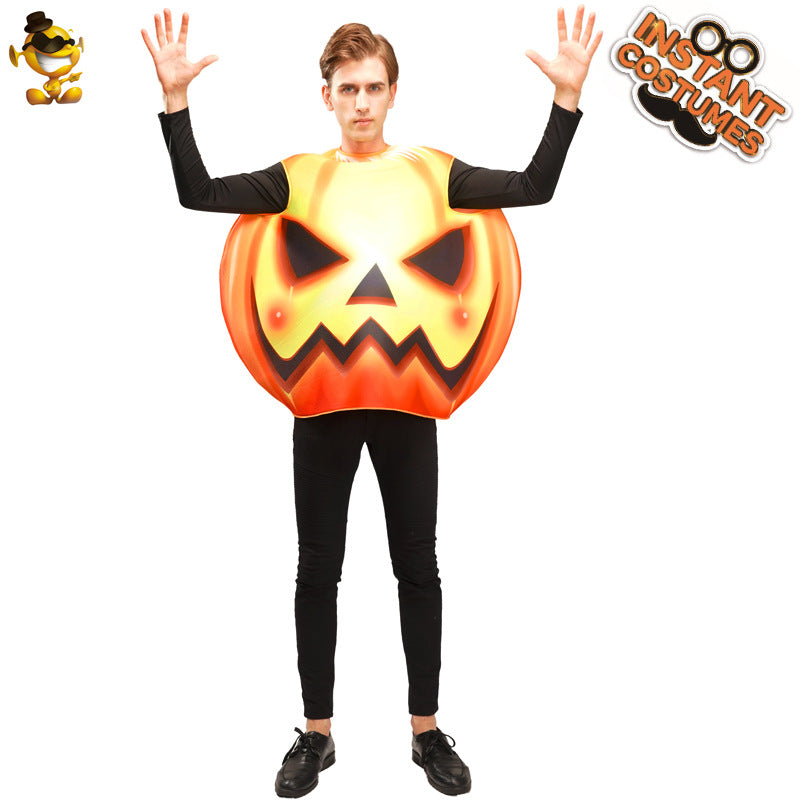 Halloween costume for adults colorful funny face performance outfit cosplay party