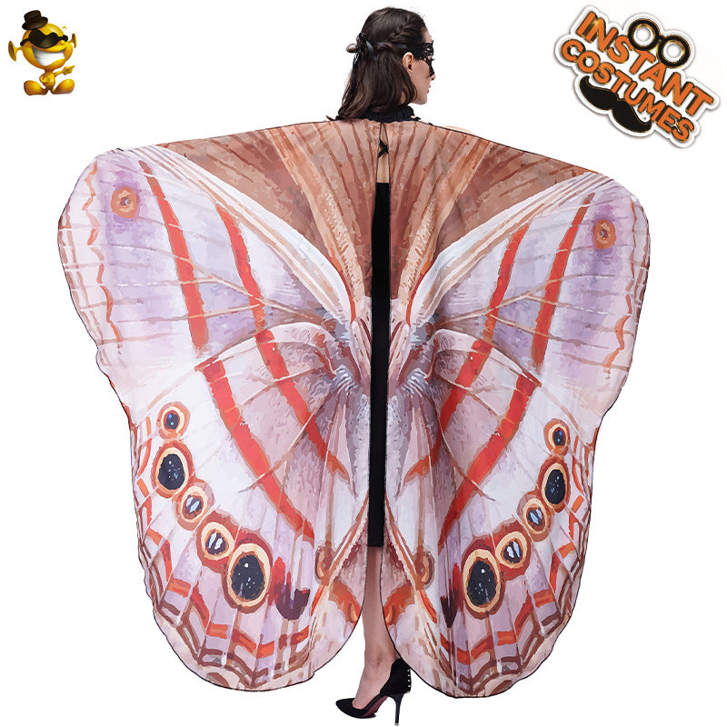 butterfly cape for women adult photo shoot costume digital print cape cosplay outfit