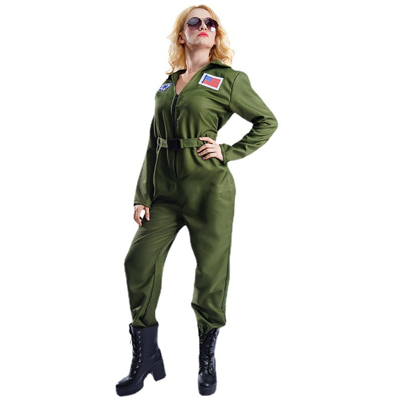 Air Force Astronaut Costume for Women Cosplay Halloween Party Outfit