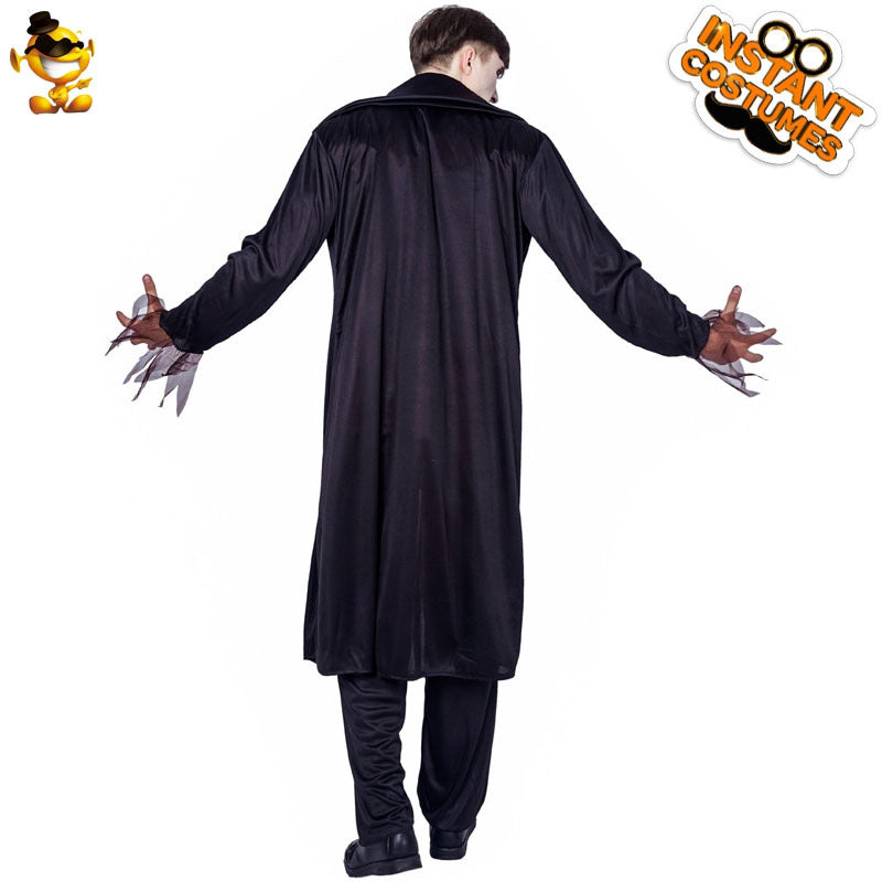 Halloween vampire costume for men scary gothic cosplay party outfit