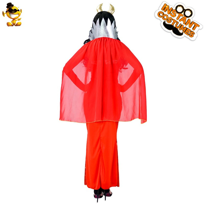 red devil costume for women halloween cosplay stage party performance outfit