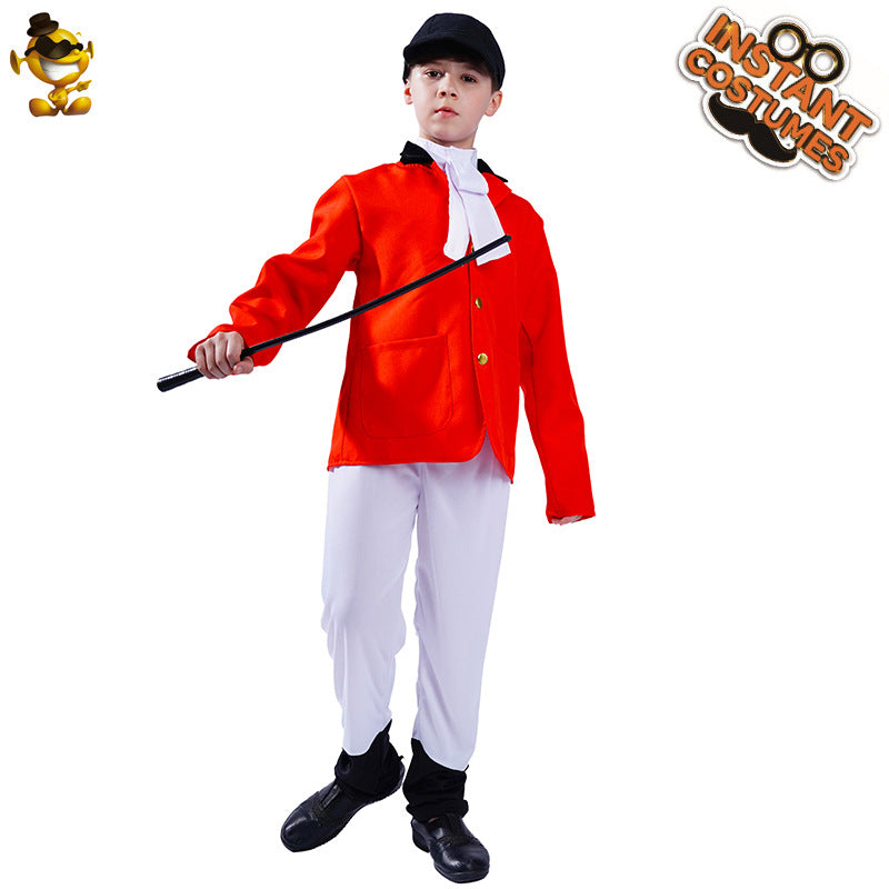 childrens horse racing suit cosplay costume stage performance outfit role play party