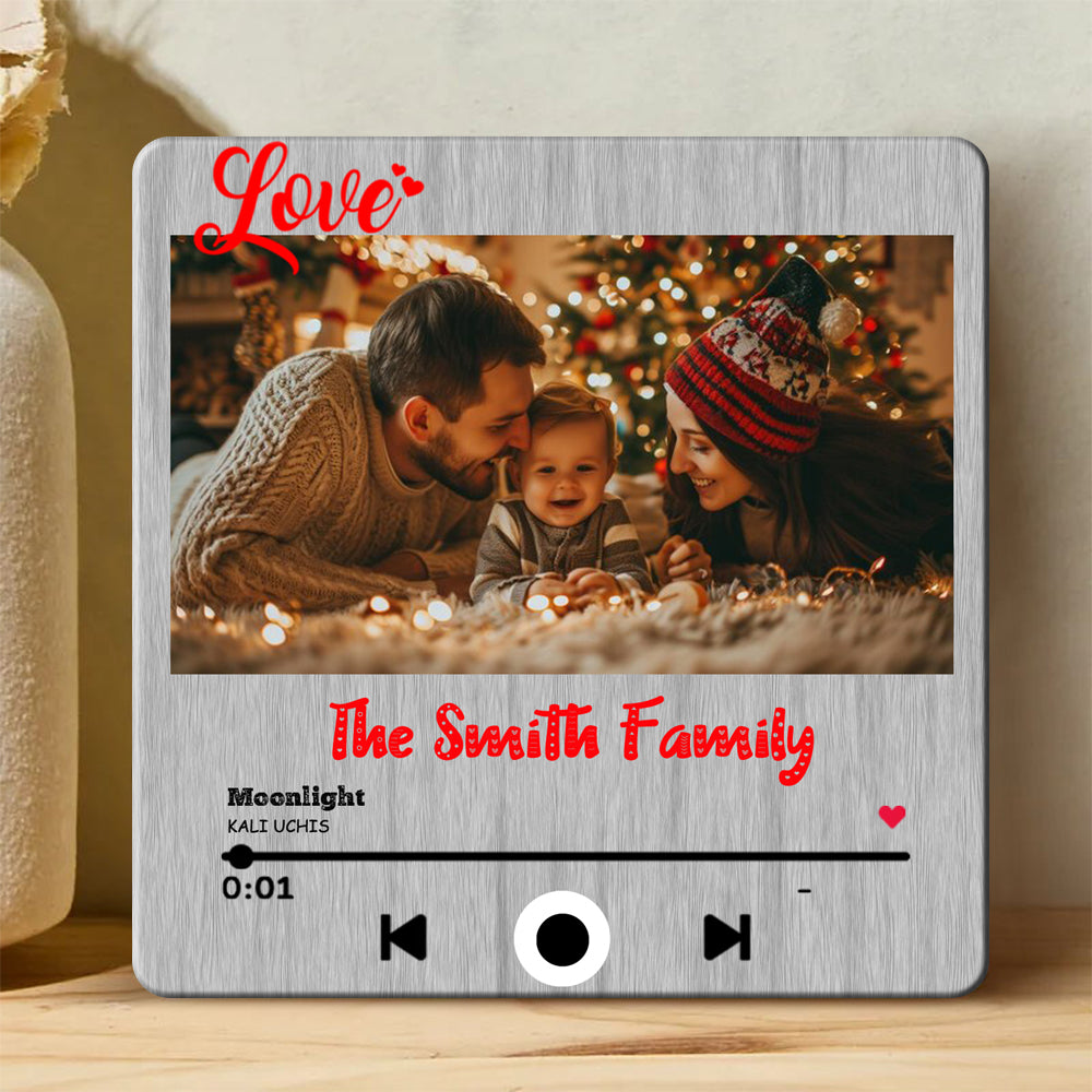 Music Fridge Magnet Personalized Family Photo Music Magnets
