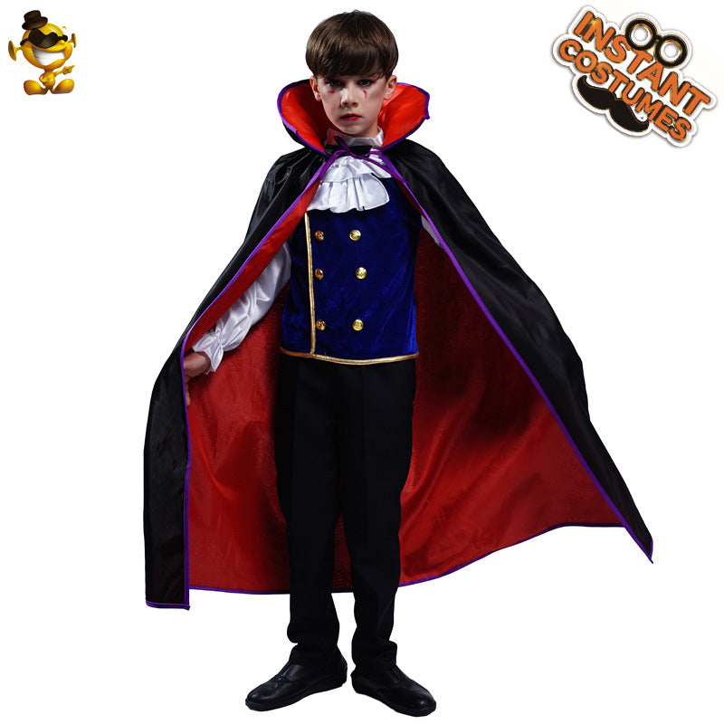 boys vampire costume for halloween cosplay party role play