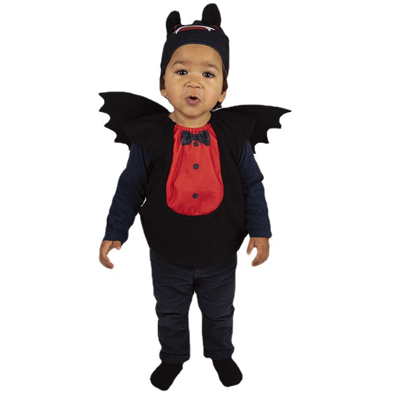 Costume de chauve-souris mignon pour bébé et tout-petit, tenue d'Halloween, jeu de rôle, ensemble de costumes de cosplay