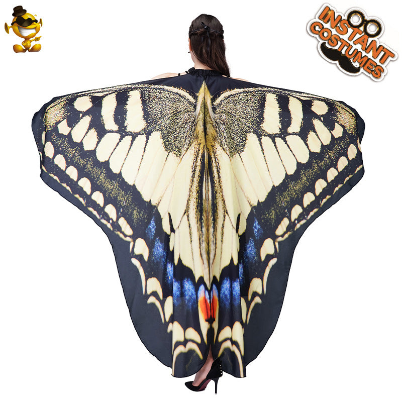 butterfly cape for women adult photo shoot costume digital print cape cosplay outfit