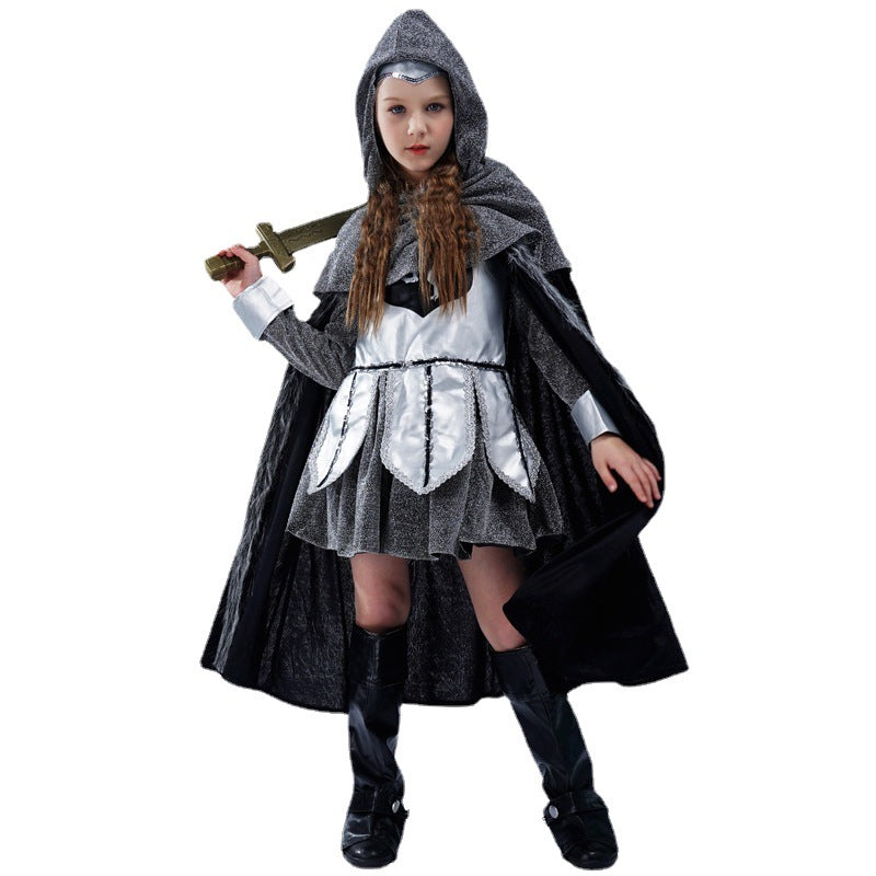 girls knight costume for stage performance halloween cosplay party