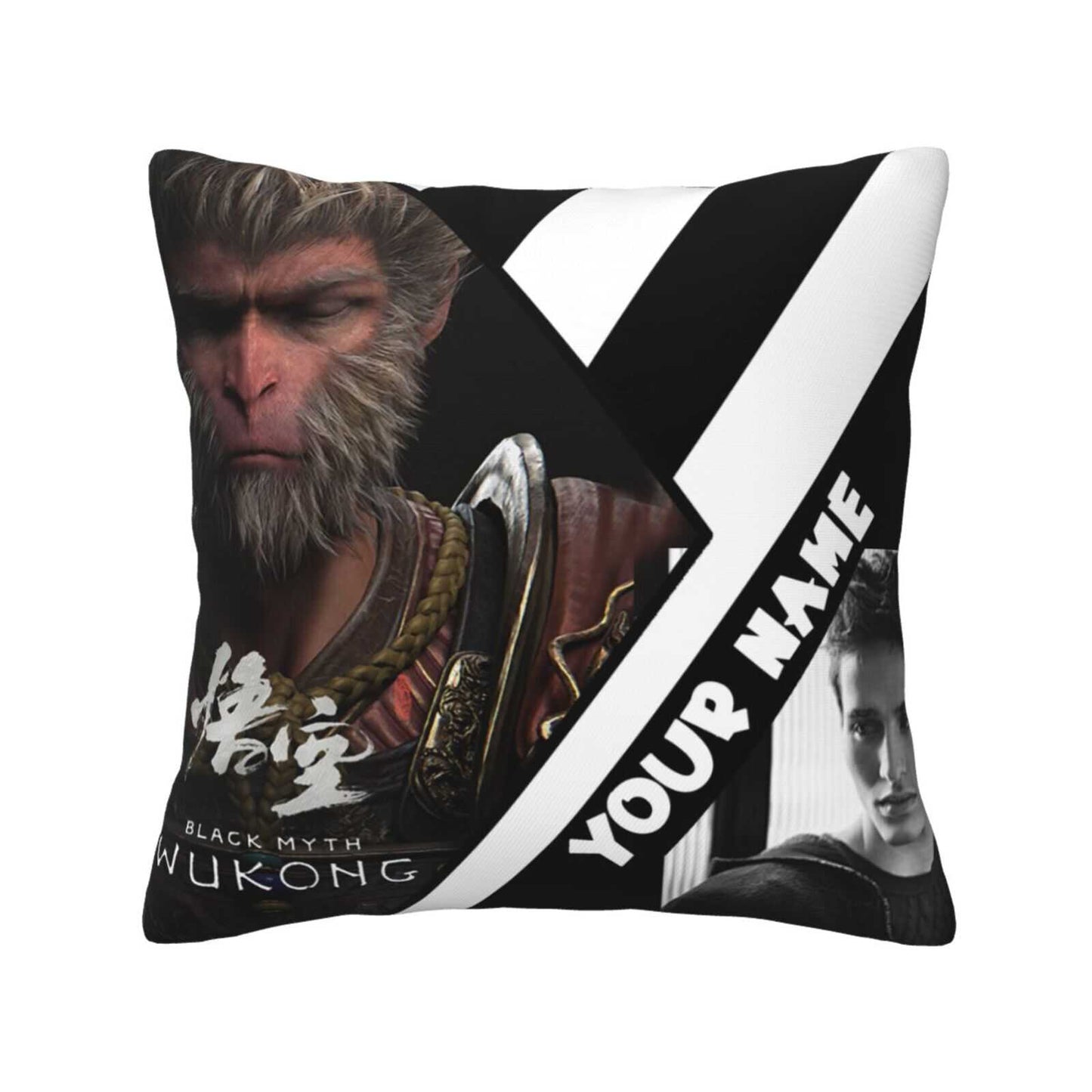 Personalized Name and Photo Black Myth Wukong Pillowcase img 2