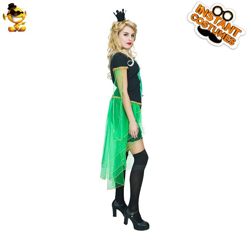 Adult Womens Halloween Witch Costume for Stage Performance and Cosplay Party