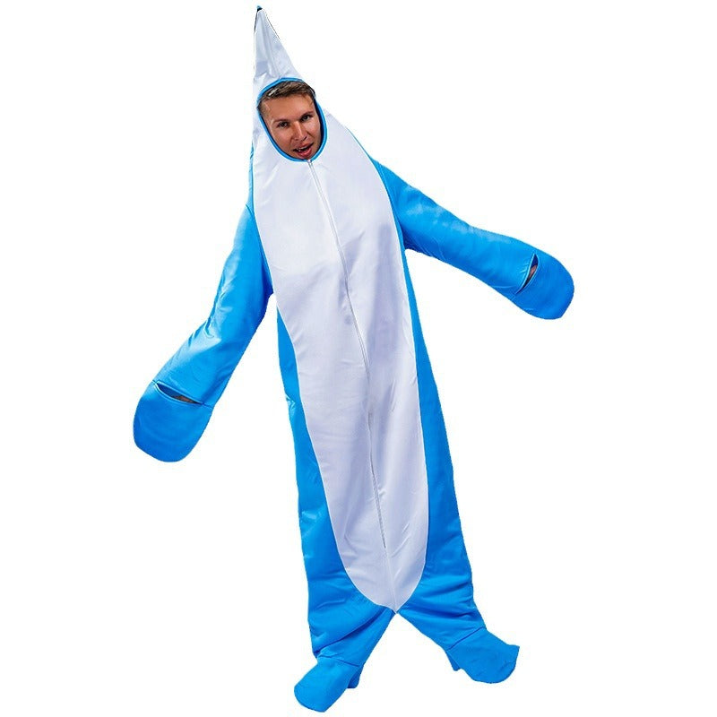 shark onesie costume for Halloween cosplay stage performance party role play masquerade