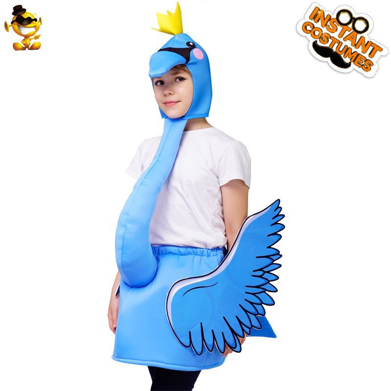kids flamingo costume for halloween stage performance funny party outfit