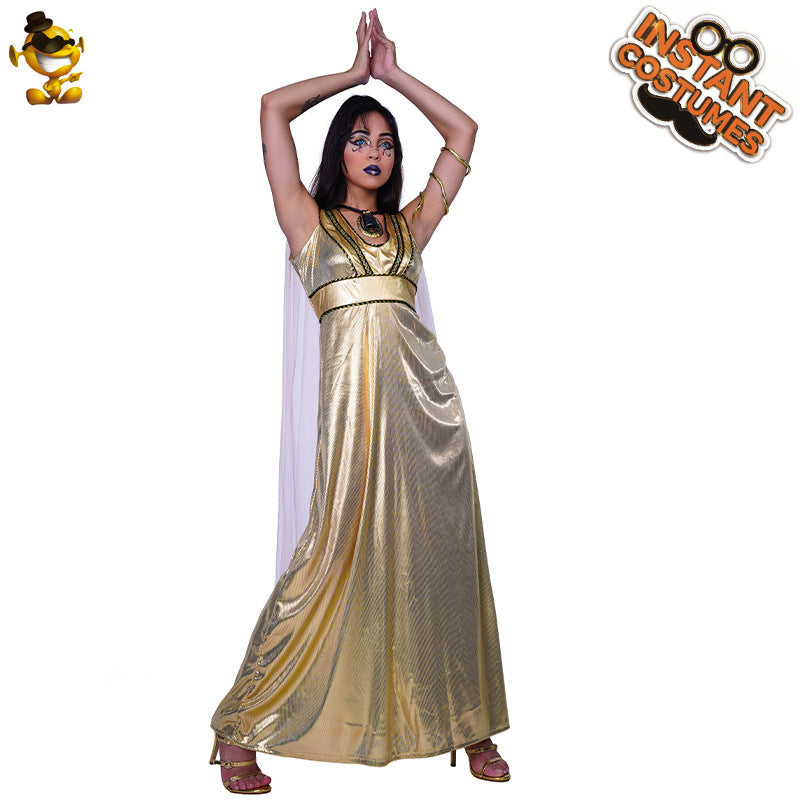 egyptian queen costume for women halloween cosplay party dress