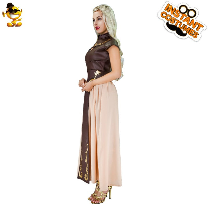 medieval queen costume vintage dress for women halloween cosplay stage performance