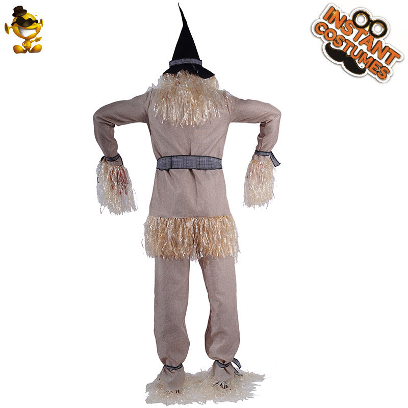 scary scarecrow costume for adults halloween cosplay role play party performance