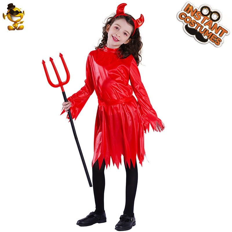red devil halloween costume for girls cosplay role play outfit