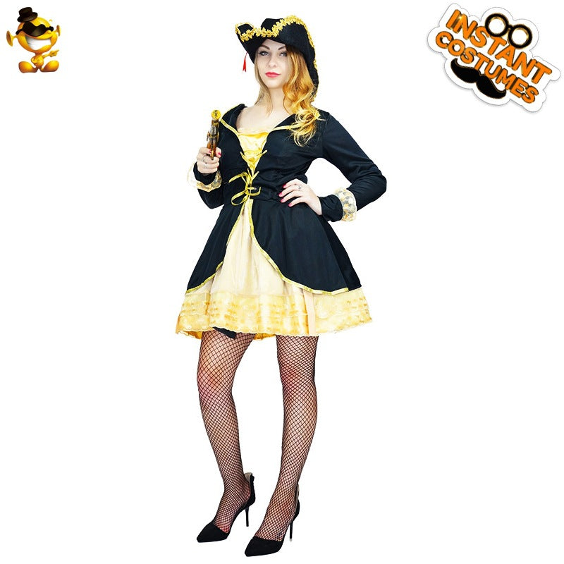 pirate costume for adults halloween cosplay party stage performance outfit
