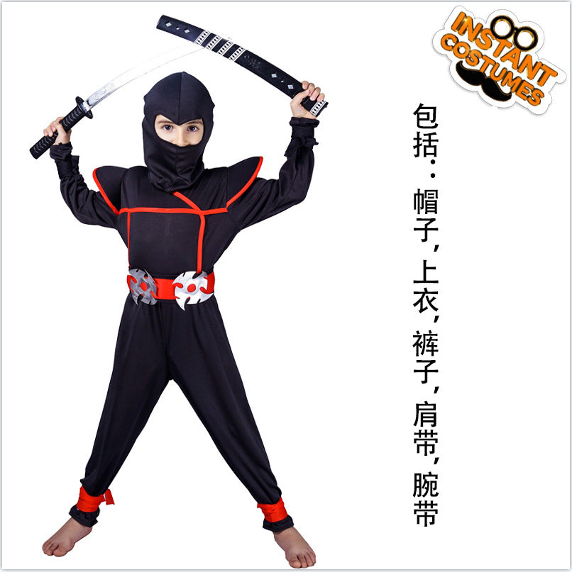 kids ninja costume for halloween cosplay role play childrens ninja outfit