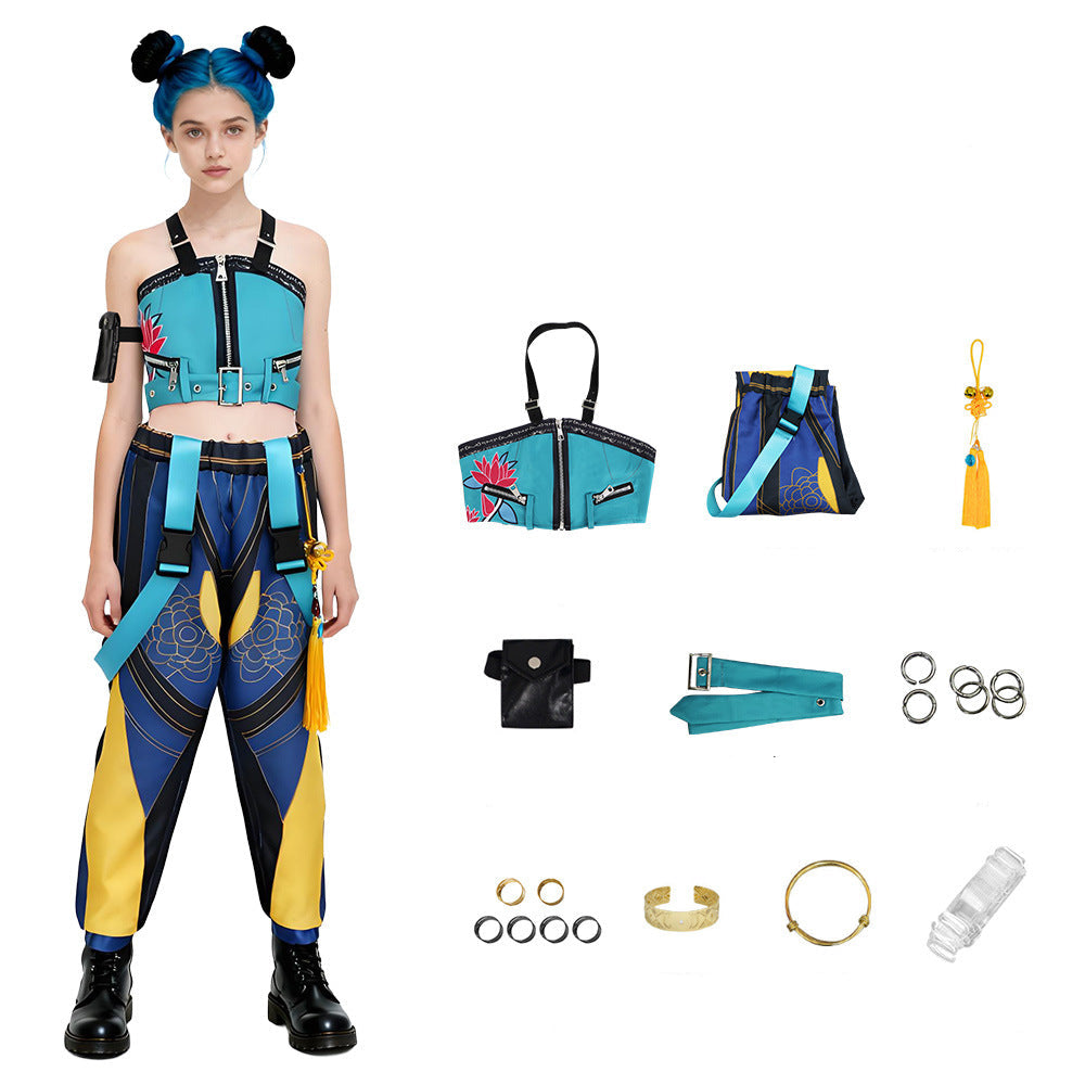 Cross-border Korean Wave Girl Group K-POP Witch Hunter Girl Group Cos Suit Mirazoe Cosplay Costume Children Rumi