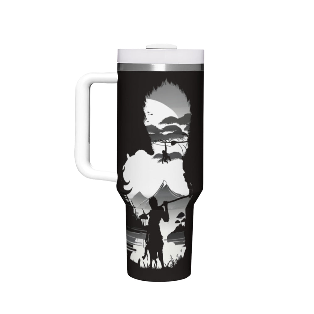 Black Myth Wukong Tumbler Personalized Photo Coffee Cup 40oz img 1